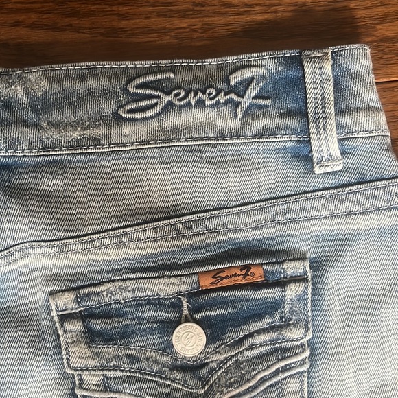 2/$25 - Seven7 Denim Mini Skirt - Size 26 - Unworn - Picture 8 of 9